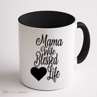 Mama Wife Blessed Life Coffee Mug thumb 1