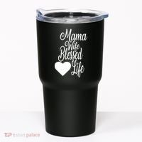 Mama Wife Blessed Life Tumbler thumb 0