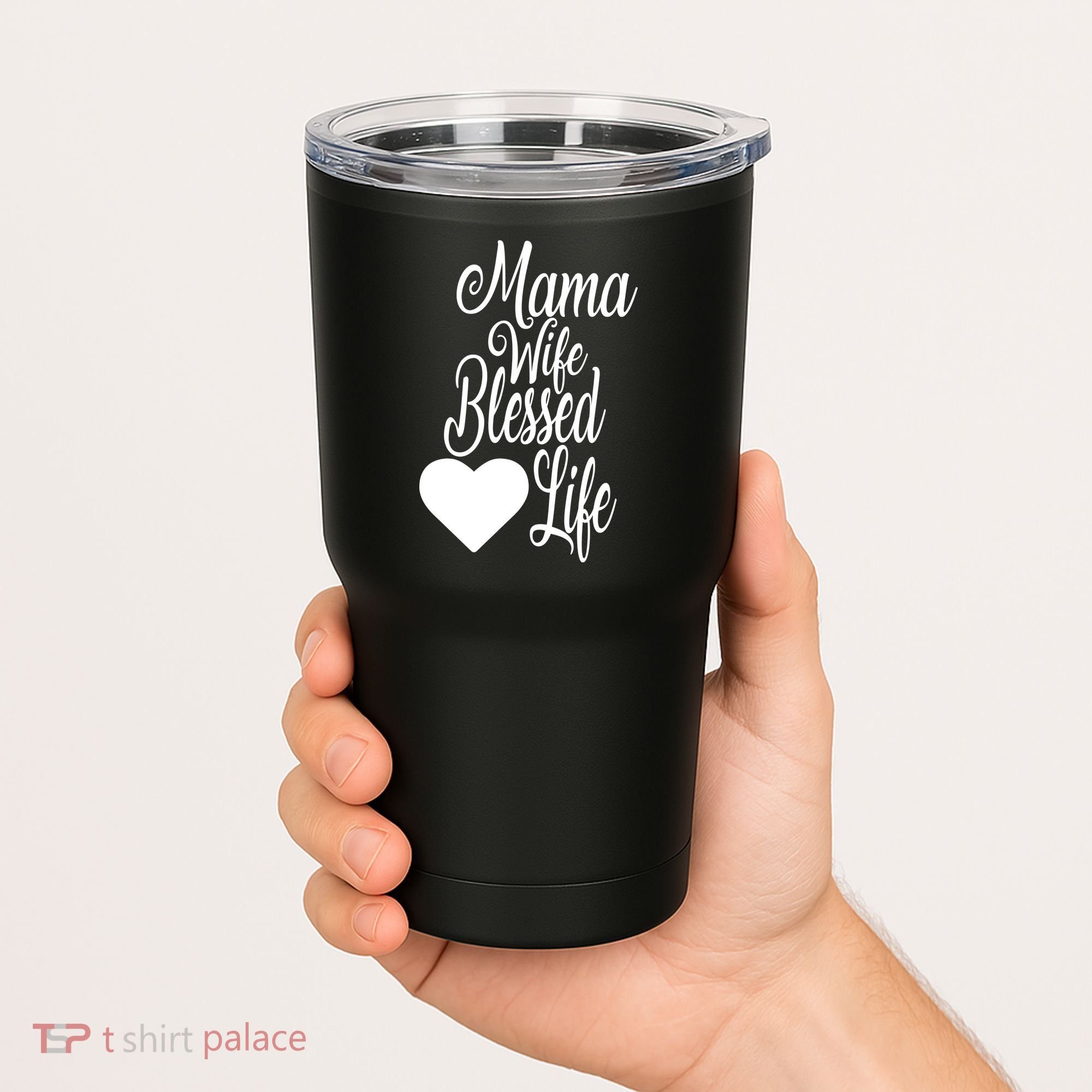 Mama Wife Blessed Life Tumbler
