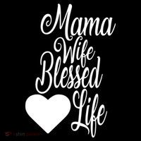 Mama Wife Blessed Life Ornament thumb 1