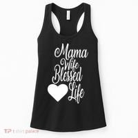 Mama Wife Blessed Life Women's Tank Top thumb 0