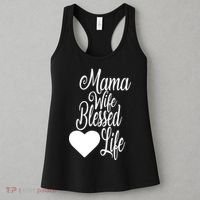 Mama Wife Blessed Life Women's Tank Top thumb 3