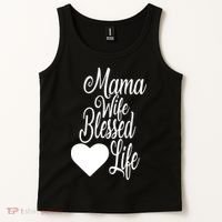 Mama Wife Blessed Life Tank Top thumb 2