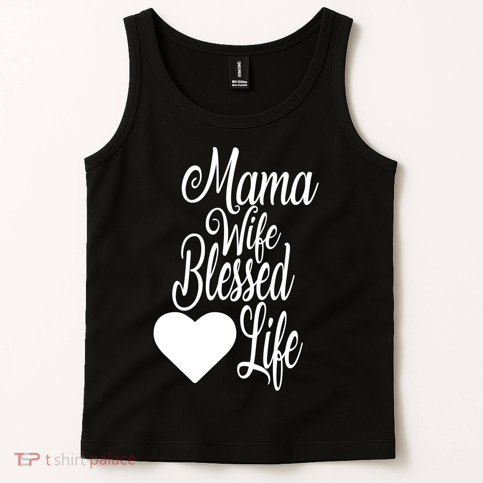 Mama Wife Blessed Life Tank Top