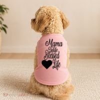 Mama Wife Blessed Life Doggie Tank thumb 2