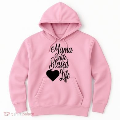 Mama Wife Blessed Life Hoodie