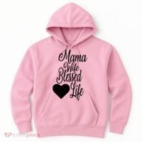 Mama Wife Blessed Life Hoodie thumb 0