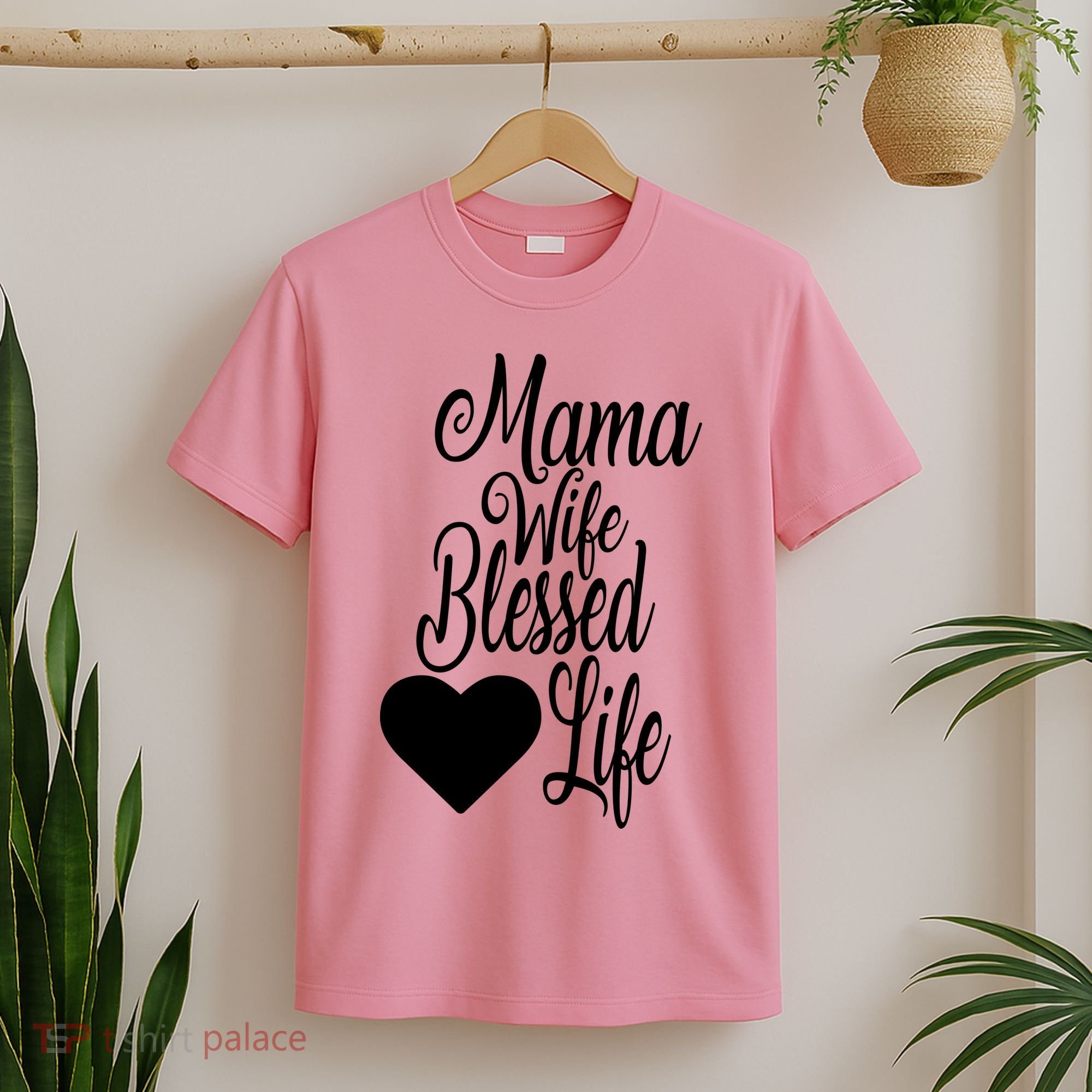 Mama Wife Blessed Life T-Shirt