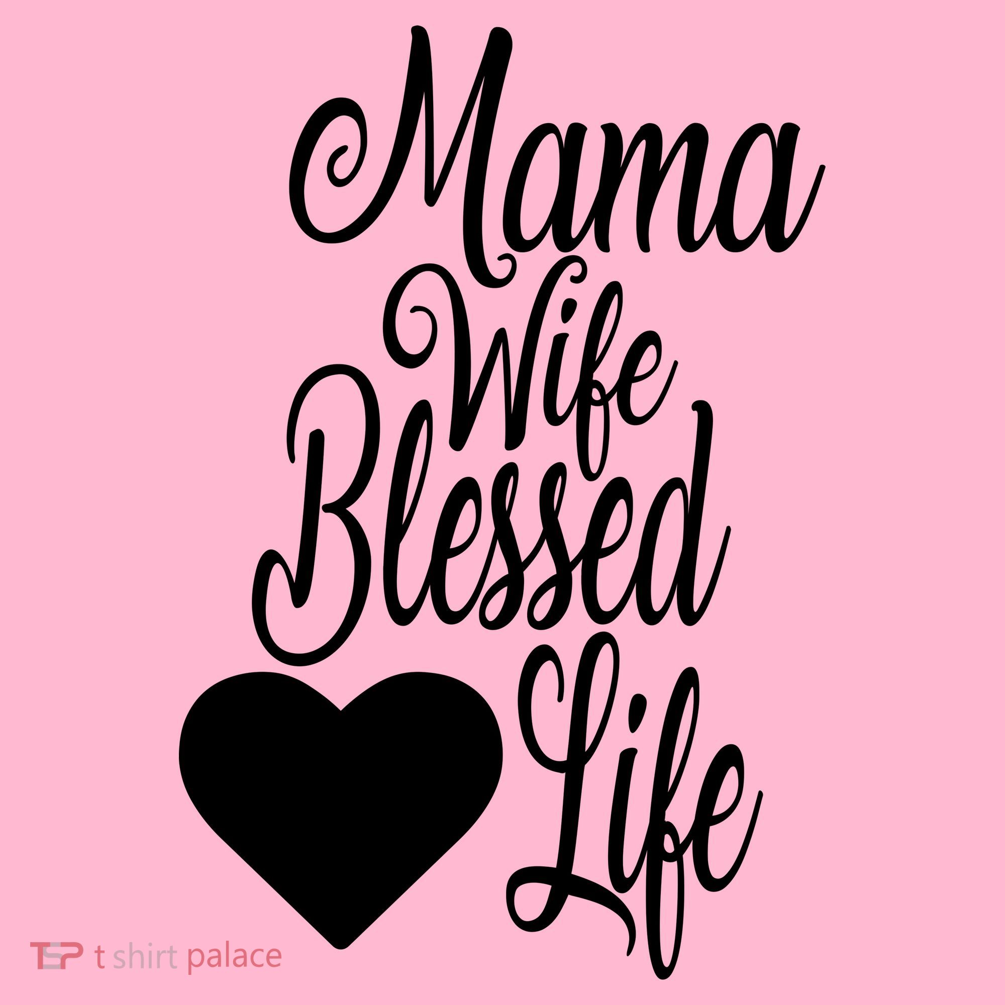 Mama Wife Blessed Life Mousepad