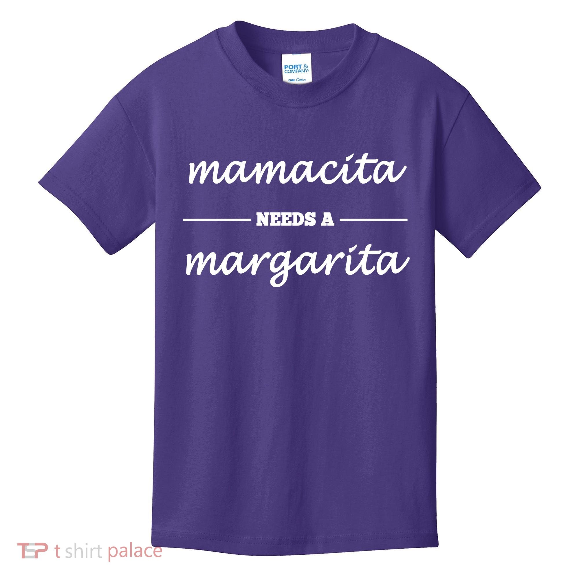 Mamacita Needs A Margarita Kids T-Shirt