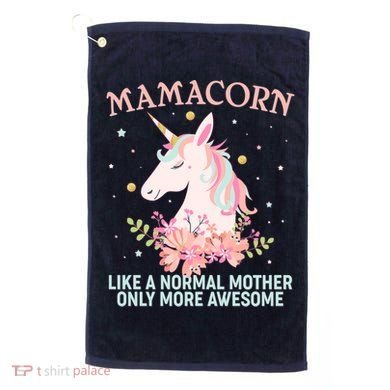 Mamacorn Like A Normal Mother Only More Awesome Golf Towel
