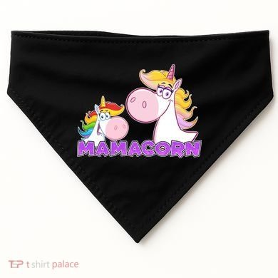 Mamacorn Mom Unicorn USA-Made Doggie Bandana