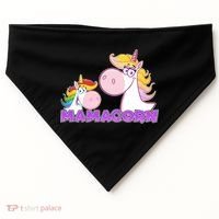 Mamacorn Mom Unicorn USA-Made Doggie Bandana thumb 0
