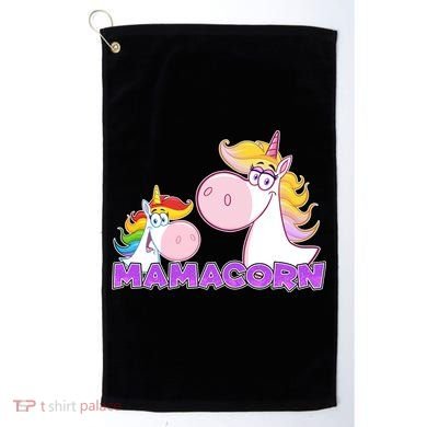 Mamacorn Mom Unicorn Golf Towel