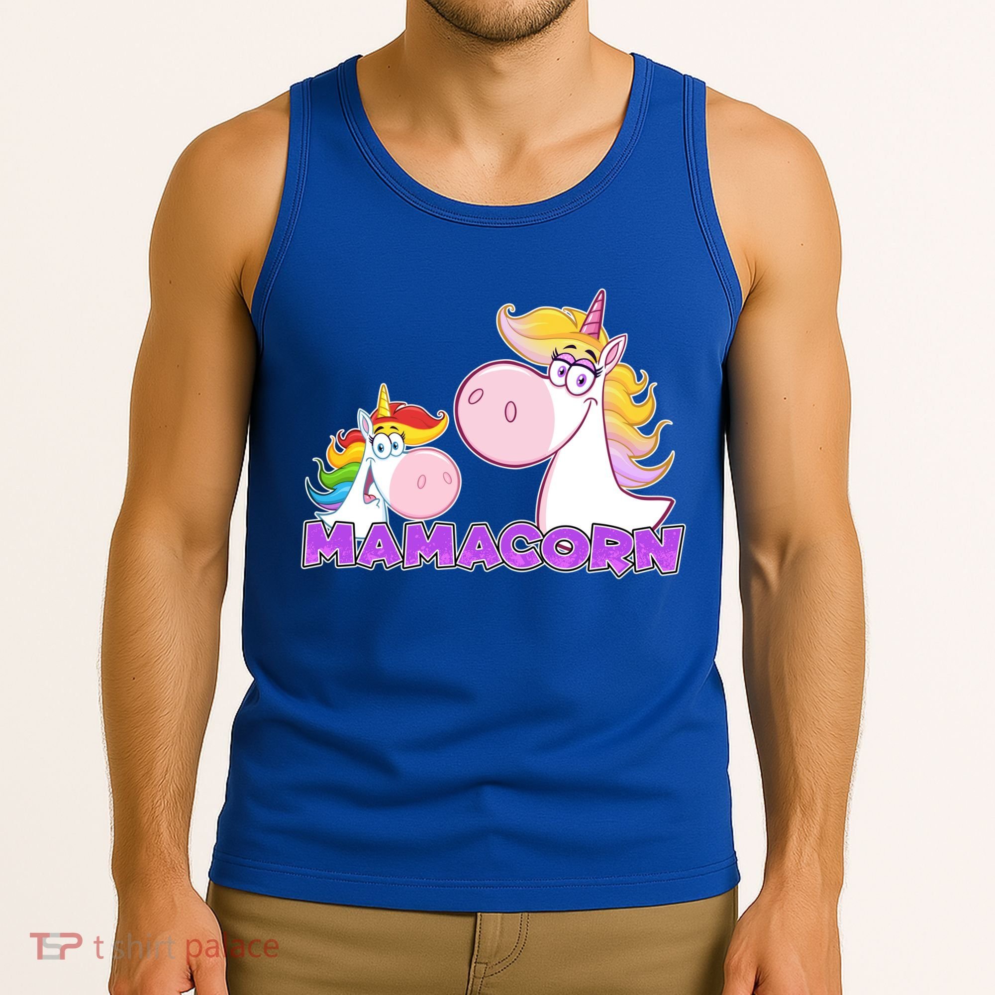 Mamacorn Mom Unicorn Tank Top