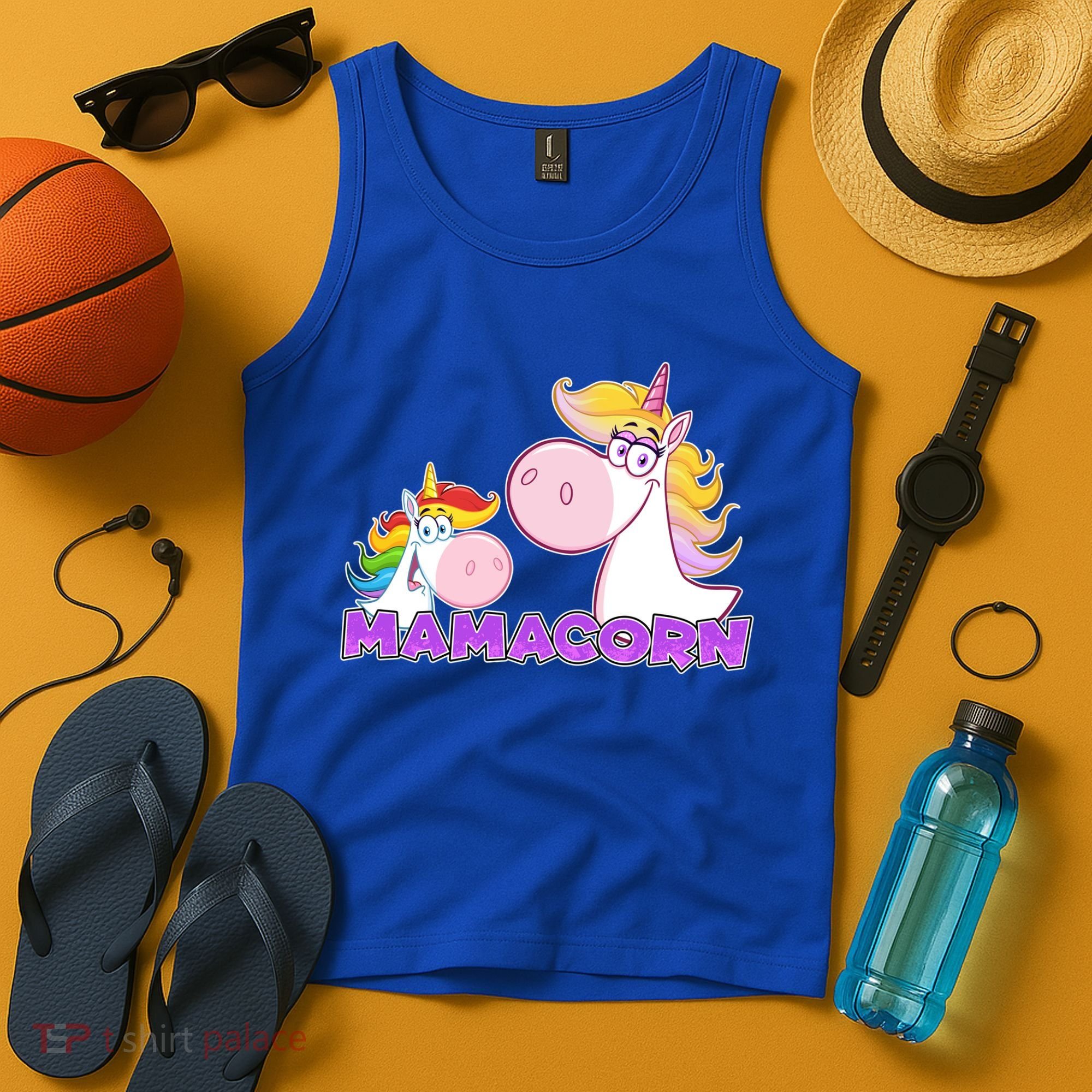 Mamacorn Mom Unicorn Tank Top