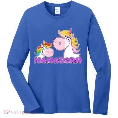 Mamacorn Mom Unicorn Women's Long Sleeve Shirt