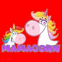 Mamacorn Mom Unicorn Santa Hat thumb 1