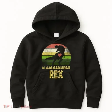 Mamasaurus Rex Kids Hoodie