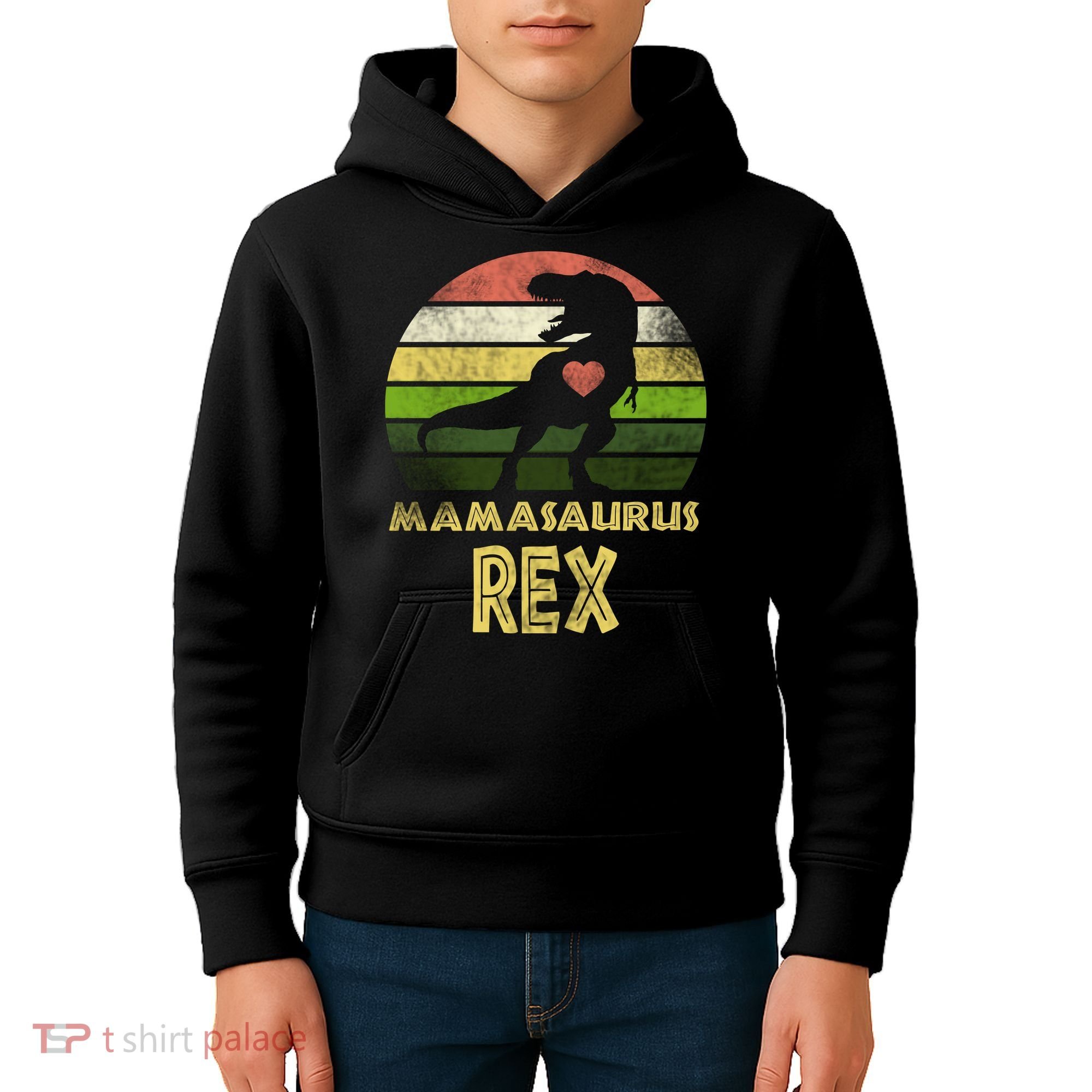 Mamasaurus Rex Kids Hoodie