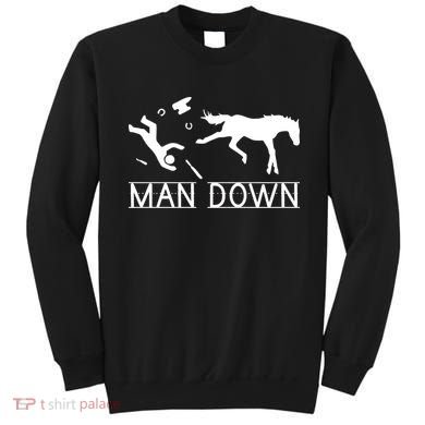 Man Down Horseshoer Funny Horse Sweatshirt