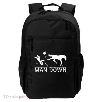 Man Down Horseshoer Funny Horse Backpack
