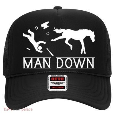 Man Down Horseshoer Funny Horse Hat