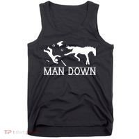 Man Down Horseshoer Funny Horse Tank Top thumb 0