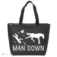 Man Down Horseshoer Funny Horse Tote Bag thumb 0