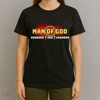 Man Of God Husband Dad Grandpa T-Shirt thumb 4