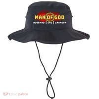 Man Of God Husband Dad Grandpa Bucket Hat thumb 0