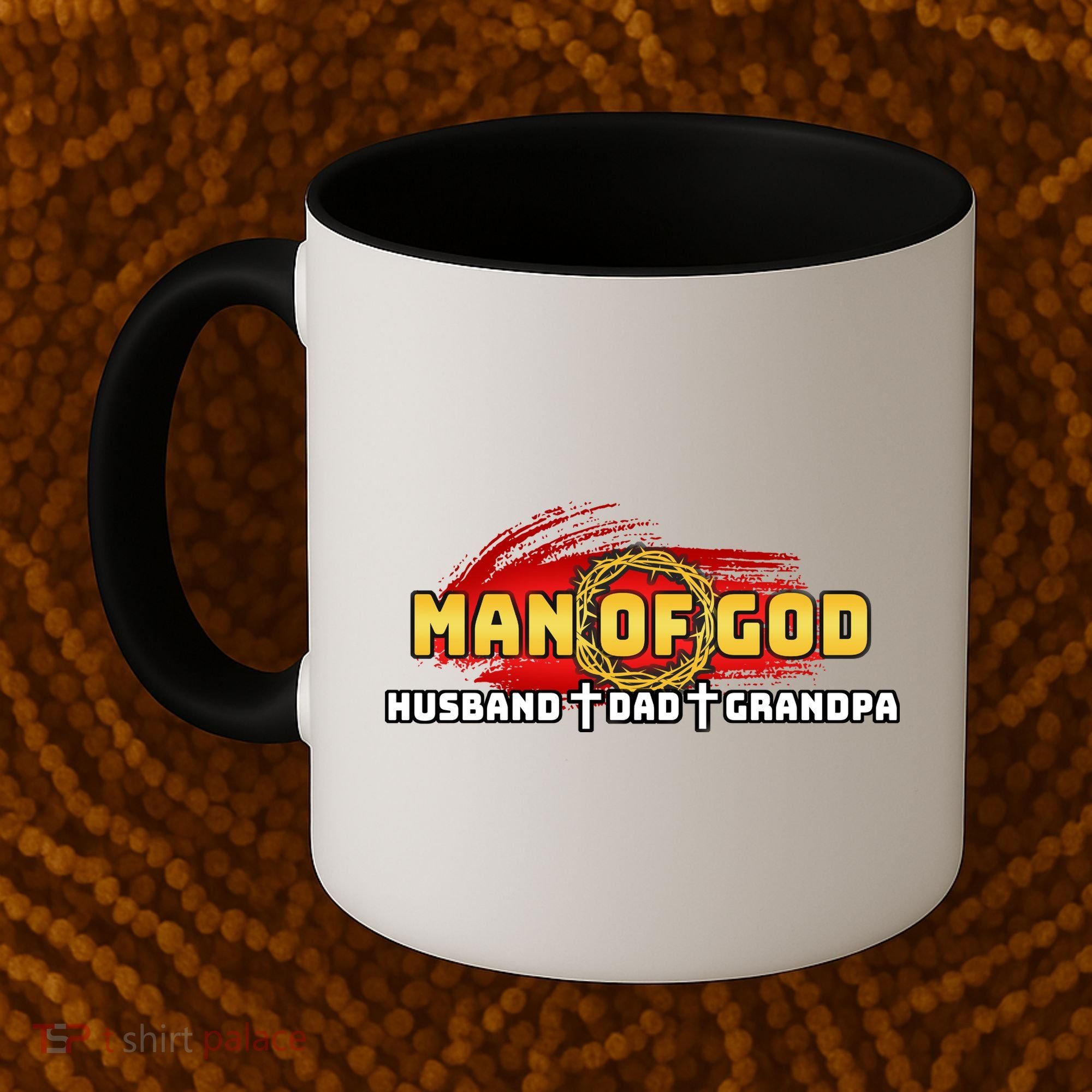 Man Of God Husband Dad Grandpa Coffee Mug