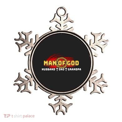 Man Of God Husband Dad Grandpa Ornament