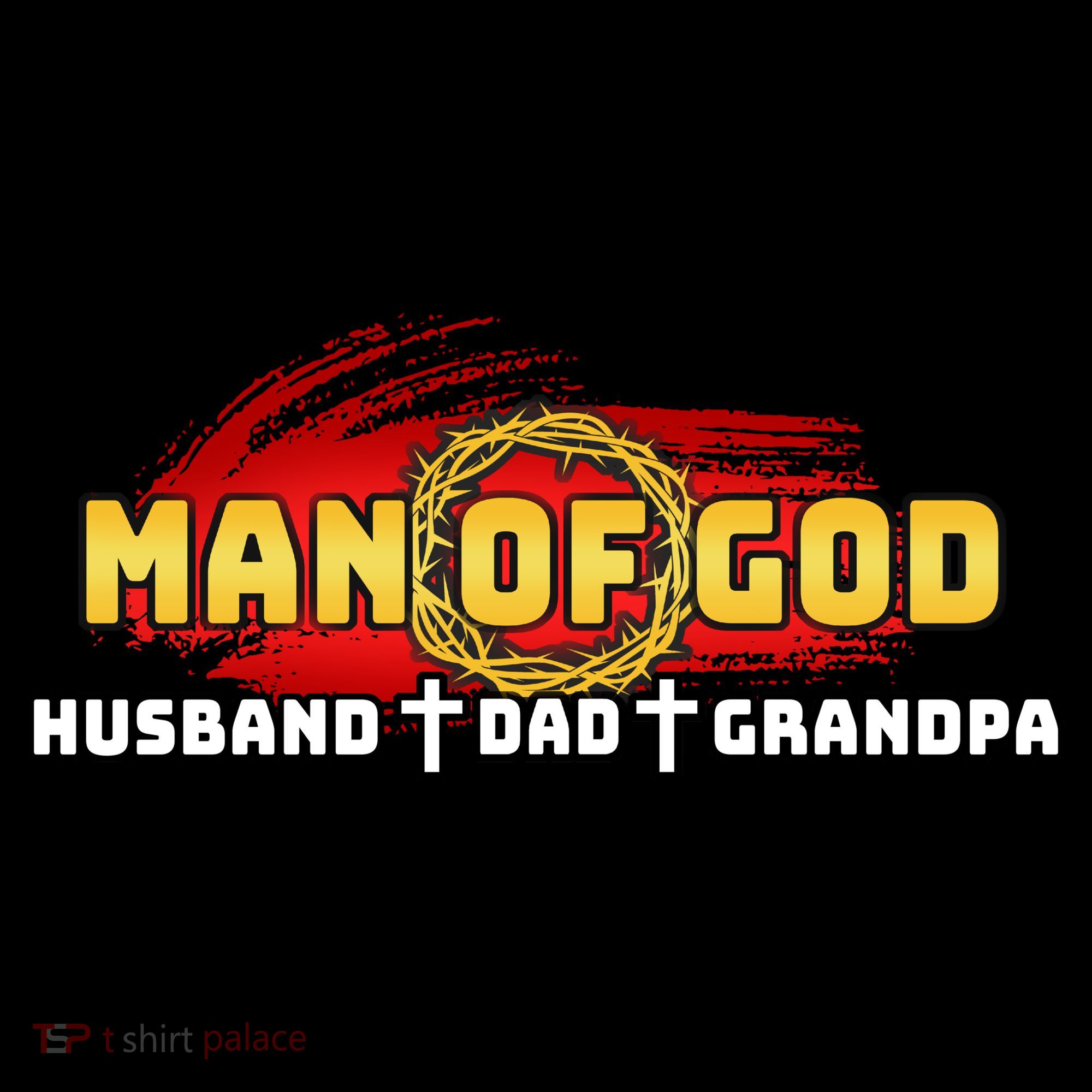 Man Of God Husband Dad Grandpa Women's Tank Top