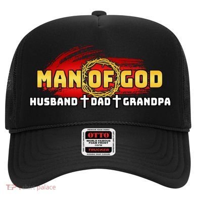 Man Of God Husband Dad Grandpa Hat