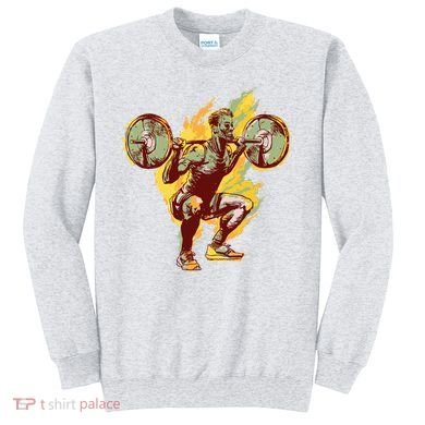 Man Squatting Sweatshirt