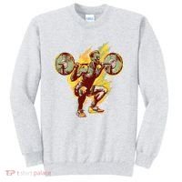 Man Squatting Sweatshirt thumb 0