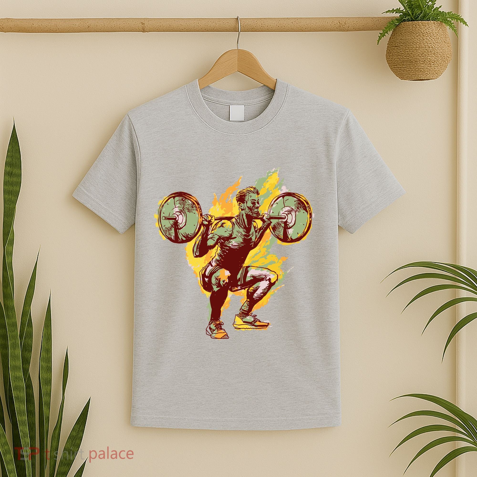 Man Squatting T-Shirt