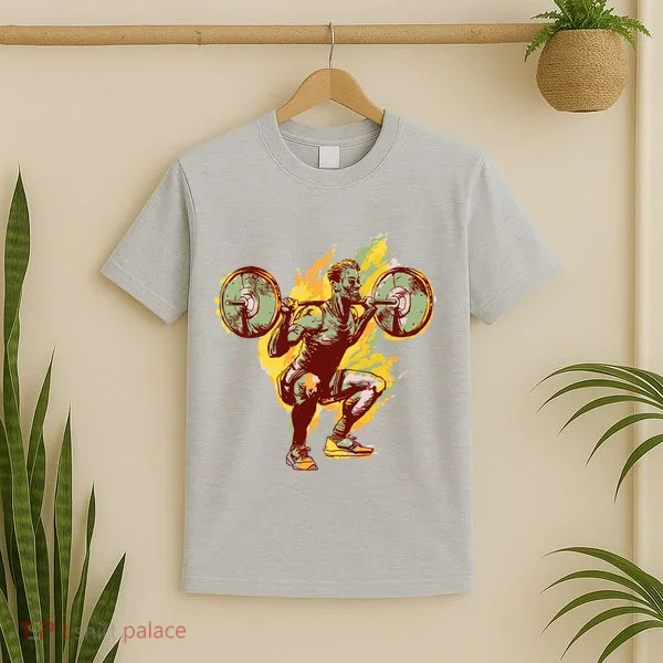 Man Squatting T-Shirt