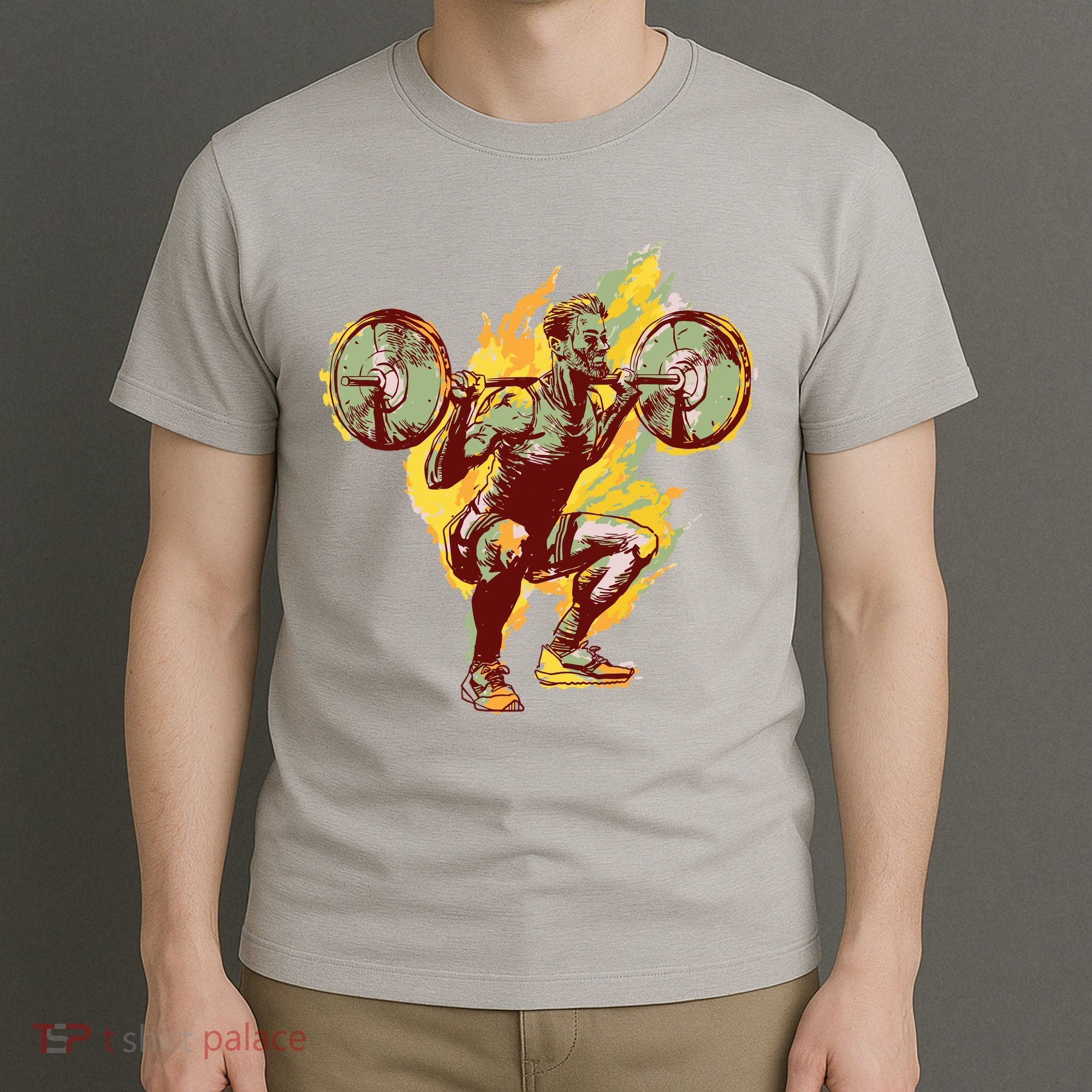 Man Squatting T-Shirt
