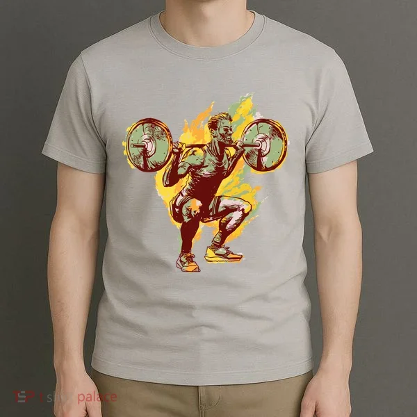 Man Squatting T-Shirt
