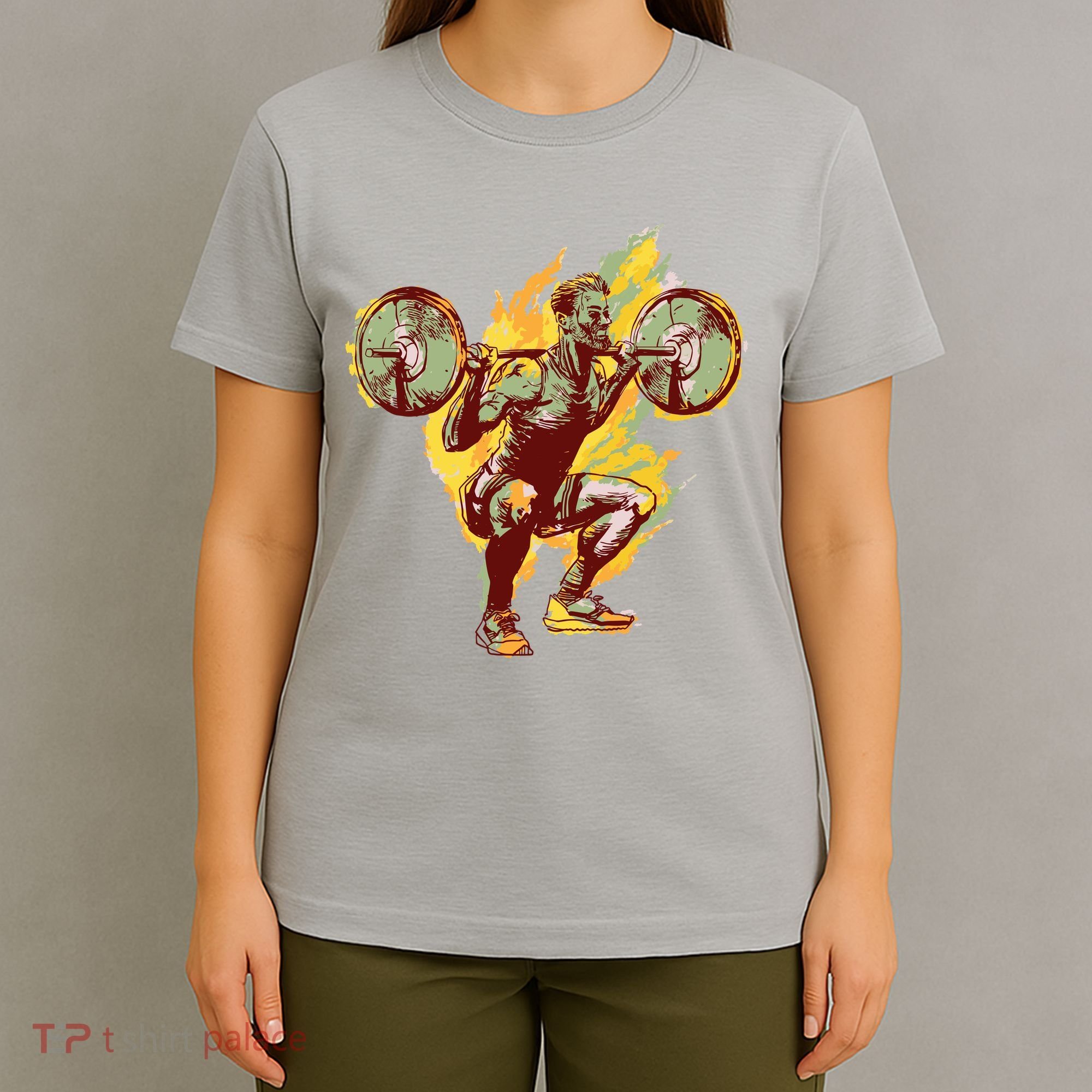 Man Squatting T-Shirt