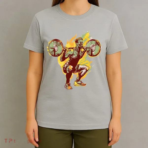 Man Squatting T-Shirt