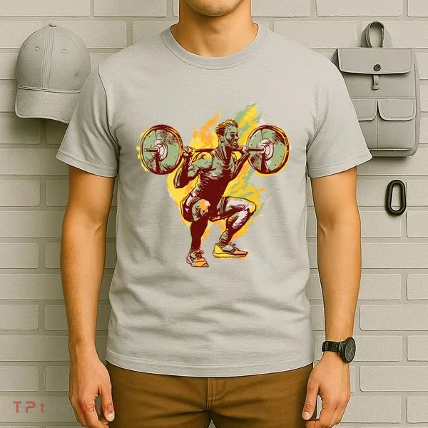Man Squatting T-Shirt
