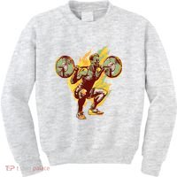 Man Squatting Kids Sweatshirt thumb 0