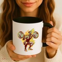Man Squatting Coffee Mug thumb 3