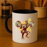 Man Squatting Coffee Mug thumb 4