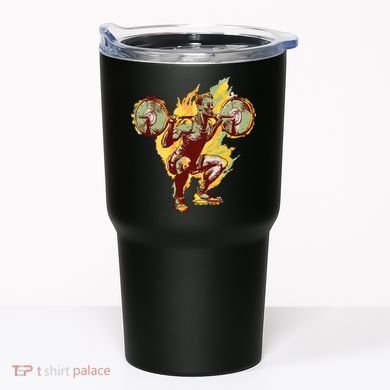 Man Squatting Tumbler