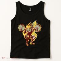 Man Squatting Tank Top thumb 2