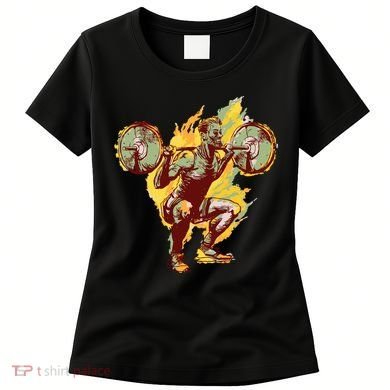 Man Squatting Women's T-Shirt